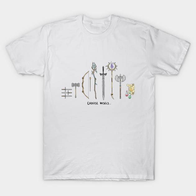 Fantasy weapons T-Shirt by Avalon